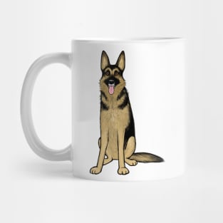 Cute German Shepherd Dog Mug